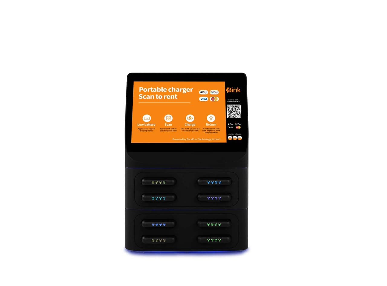 Bink portable power-bank rental station